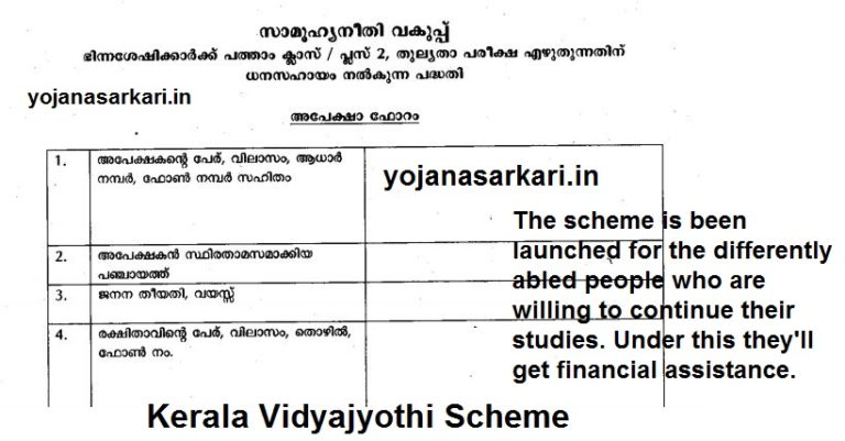 Kerala Vidyajyothi Scheme